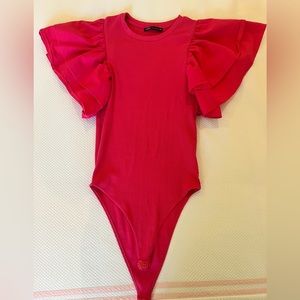 ZARA pink bodysuit